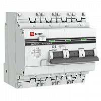 Дифференциальный автоматический выключатель АД-32 3П+N 6А 10мА (хар, С, А, электронный, защита 270В) 6кА PROxima EKF