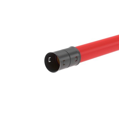 Двустенная труба ПНД жесткая для кабельной канализации д.200мм, SN6, 900Н, 6м, цвет красный DKC