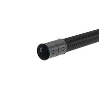 Двустенная труба ПНД жесткая для кабельной канализации д.200мм, SN6, 900Н, 5,70м, цвет черный DKC