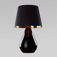 Настольная лампа с абажуром 1*E27 60Вт черный IP20 (5454 Lacrima Black) TK Lighting