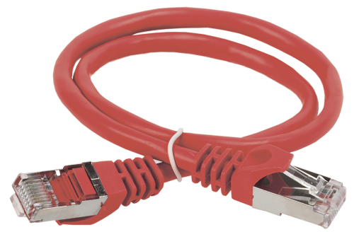ITK Коммутационный шнур (патч-корд) кат.6 FTP PVC 10м красный
