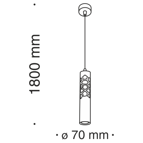 Подвесной светильник 11Вт 4000K Черный IP20 Torre P037PL-L11B4K Technical фото 4