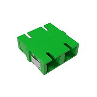 Адаптер SC/APC-Duplex TOP, OS2, зеленый DKC