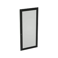 Дверь со стеклом для IT-CQE 1400x600, RAL7035 DKC