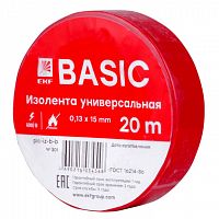 Изолента класс В (0,13х15мм) (20м) красная Basic EKF