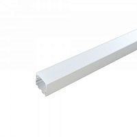 Профиль алюминиевый накладной "Линии света" с крепежами, белый, CAB256