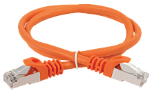 ITK Коммутационный шнур (патч-корд) кат.6 FTP PVC 2м оранжевый