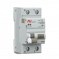 Дифференциальный автомат DVA-10 1P+N 10А (D) 30мА (AC) 10кА AVERES EKF