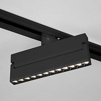 Трековый светильник для трехфазного шинопровода черный Garda (85025/01) Elektrostandard