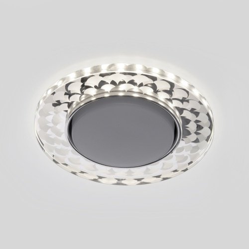 Точечный светильник с LED подсветкой 1*GX53 4200К белый, зеркальный IP20 (a047767) Elektrostandard фото 3
