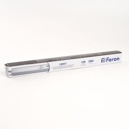 Блок питания для светодиодной ленты 36W 12V (драйвер), LB001 Feron фото 3