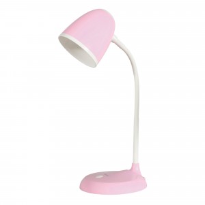 Св-к настольный 60W E27 механический выкл., розовый TLI-228 Uniel
