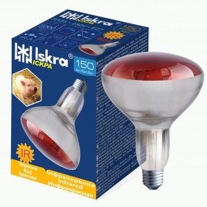 Лампа ИКЗК R125 150Вт Е27 230В Искра Лампа ИКЗК R125 150Вт Е27 230В Искра