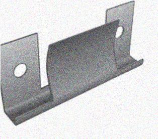 Соединитель перегородок К168 УТ1,5, оцинкованный лист S1,5