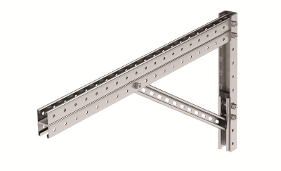 Консоль для тяжелых нагрузок 1000 мм сборная, горячеоцинкованная DKC