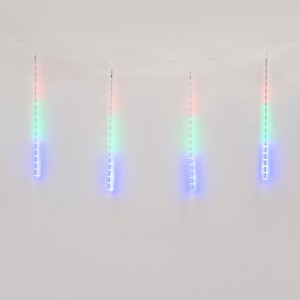 Гирлянда-занавес ул. MULTI Падающие звезды 240LED разноцв 2x0.5/8н соед 6 Uniel