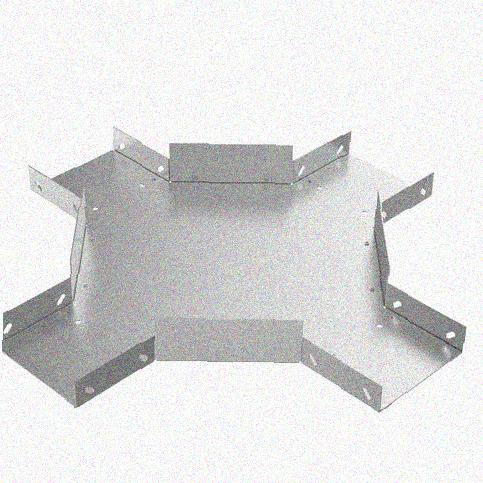 Лоток крестообразный замковый глухой КМЗГ 150х80 УХЛ1, горячее цинкование, S1,5