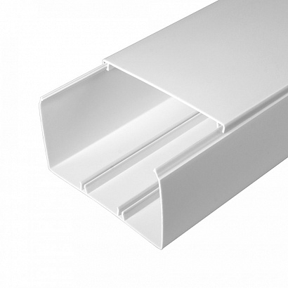 Кабель-канал белый 2-й замок в п/э 100х60 мм (16м/уп) Промрукав Кабель-канал белый 2-й замок в п/э 100х60 мм (16м/уп) Промрукав