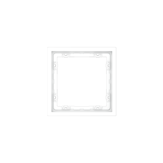 Рамка пластиковая Voltum S70 на 1 пост, (белый матовый)