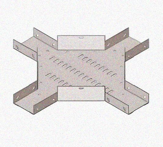 Лоток крестообразный перфорированный КМ 600х80 У3, окрашенный, S1,5