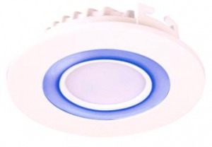 Св-к встр. даунлайт круг 6W/2W 120x31 6500К белый/синий Jazzway