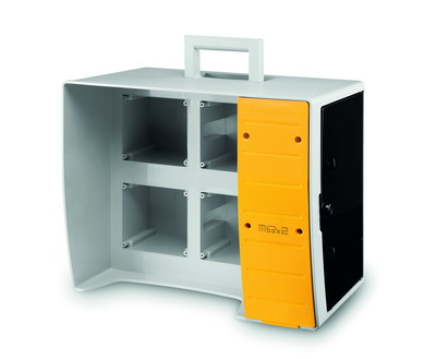 MBOX2 Корпус на 16 модулей и 4 поста с основанием 136х125 мм. DKC