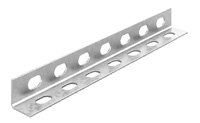 Профиль перфорированный L-образный 30х30х3000, толщ. 2,0 мм, Сендзимир цинк Ostec