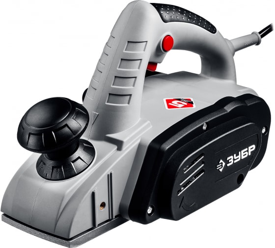 Рубанок электрический (электрорубанок), ЗР-750-82, глубина 2.0 мм, 82 мм, 16 000 об/мин, 750 Вт ЗУБР