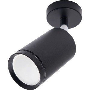 Светильник Feron ML201 настенно-потолочный под лампу GU10, черный