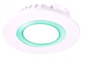 Св-к встр. даунлайт круг 6W/2W 120x31 6500К белый/зеленый Jazzway