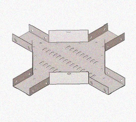 Лоток крестообразный перфорированный КМ 100х65 У3, окрашенный, S1,5