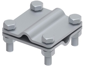 Соединитель 65х65 пруток-пруток, гор. цинк Ostec