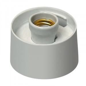 Патрон-основание резьбовой E27 настенный,белый UFP-A01AE Uniel