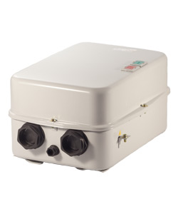 Пускатель электромагнитный ПМ12-180120 У2 В, 380В/50Гц, 2з+2р, 180А, нереверсивный, без реле, в корпусе IP54, с кнопками ПУСК и СТОП Электротехник