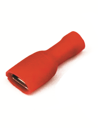 Наконечник плоский полностью изолир. (розетка) 0,25-1,5 кв.мм 2,8х0,5 мм (РППИ-М) DKC