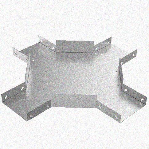 Лоток крестообразный замковый глухой КМЗГ 100х110 УХЛ1, горячее цинкование, S1,0