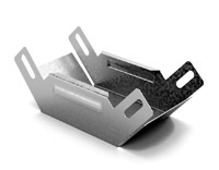 Угловой соединитель внутренний к лотку 300х100, толщ. 1,0 мм, гор. цинк Ostec Угловой соединитель внутренний к лотку 300х100, толщ. 1,0 мм, гор. цинк Ostec