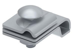 Соединитель токоотвода на водосточный желоб универсальный, гор. цинк Ostec