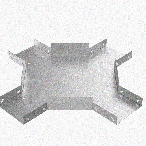 Лоток крестообразный замковый глухой КМЗГ 500х65 УХЛ1 горячее цинкование, S1,5