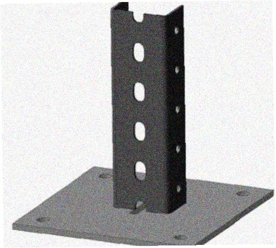 Стойка напольная (потолочная) СНП2520 УТ1,5,горячее цинкование, S2,5