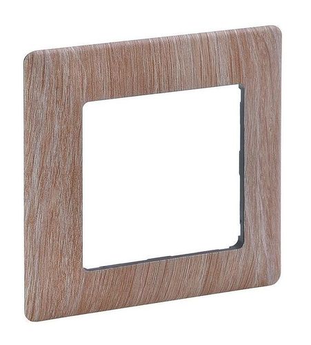 Valena LIFE Рамка горизонтальная 1-м . светлое дерево IP20 Legrand