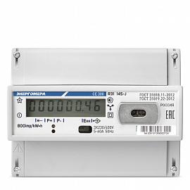 Счетчик электроэнергии 3ф 5-60А однотарифный кл1 DIN-рейка ЖКИ, оптопорт СЕ 300 R31 145 J Энергомера