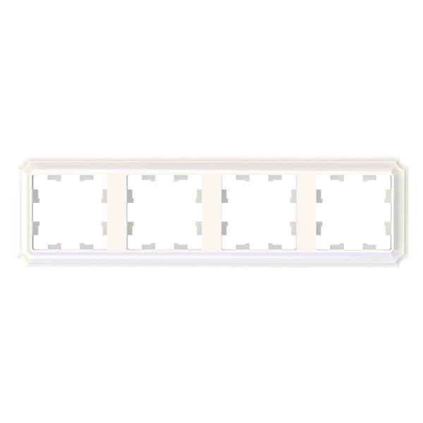 ATLASDESIGN ANTIQUE 4-постовая рамка, универсальная, жемчуг Systeme Electric