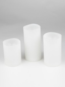 Фигура светодиодная «Свеча» WHITE CANDLE SET3 на батарейках 2АА  Фигура светодиодная «Свеча» WHITE CANDLE SET3 на батарейках 2АА