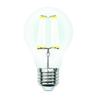 Лампа светодиодная LED А60 прозрачная 10Вт Е27 4000К Uniel