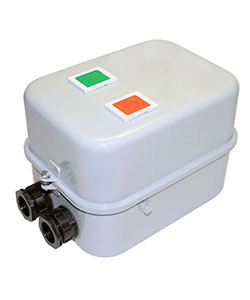 Пускатель электромагнитный ПМ12-040220 У2 В, 380В/50Гц, 1з, 40А, нереверсивный, с реле РТТ-121 28,0-40,0А, в корпусе IP54, с кнопками ПУСК+СТОП+R