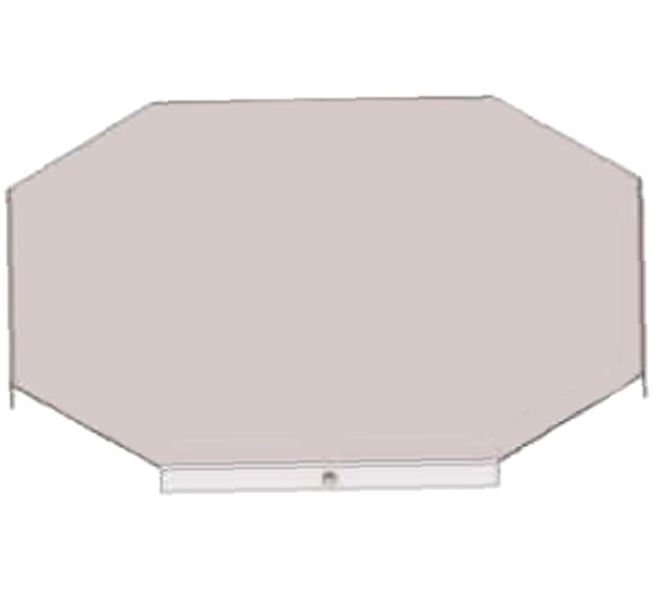 Крышка к крестообразному лотку замковому КЛКЗ 200 УТ1,5, горячее цинкование, S0,8