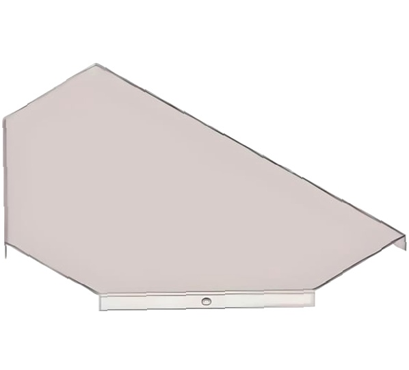 Крышка к тройниковому лотку замковому КЛТЗ 50 УТ1,5, горячее цинкование, S1,0