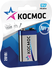 Элемент питания алкалиновый "крона" LR 6LR61 Максимум ВР-1