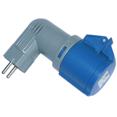 Переходник 16A(2P+E)250В-16A3P230В DKC